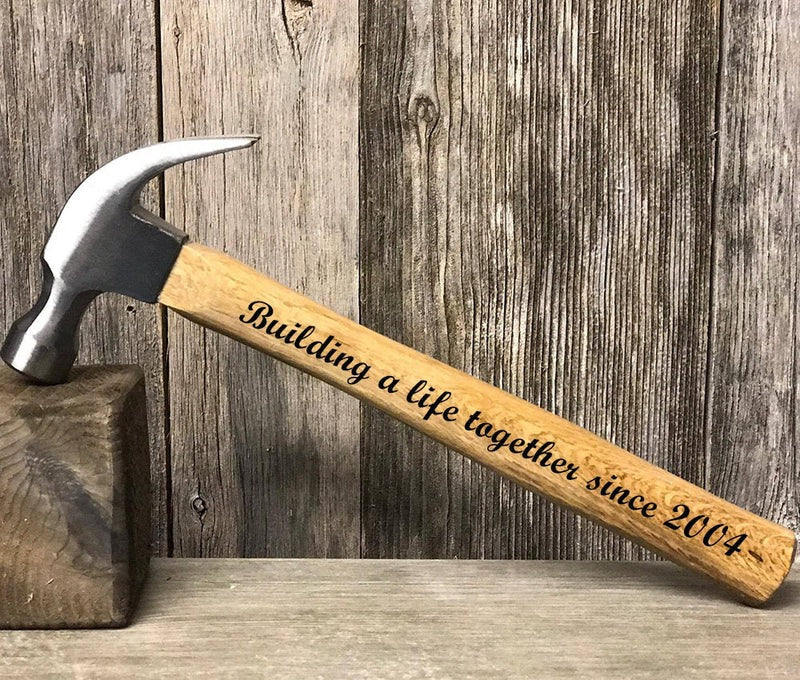 Building A Life Personalized Engraved Hammer, Framing Hammer, Father's Day Gifts