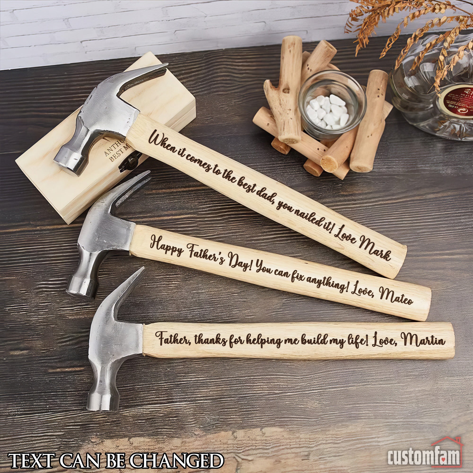 Personalized Engraved Hammer, Framing Hammer, Father's Day Gifts, Anniversary Gifts for Husband