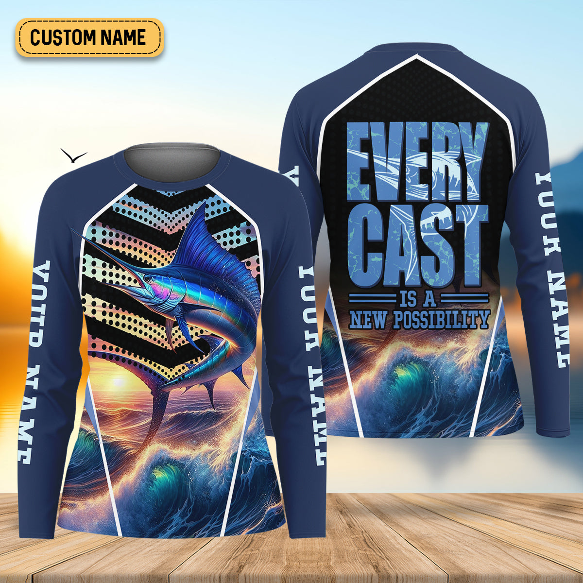 Every Cast Is A New Possibility Women Fishing Shirt, SPF Long Sleeve Shirts Womens, Female Fishing Shirts