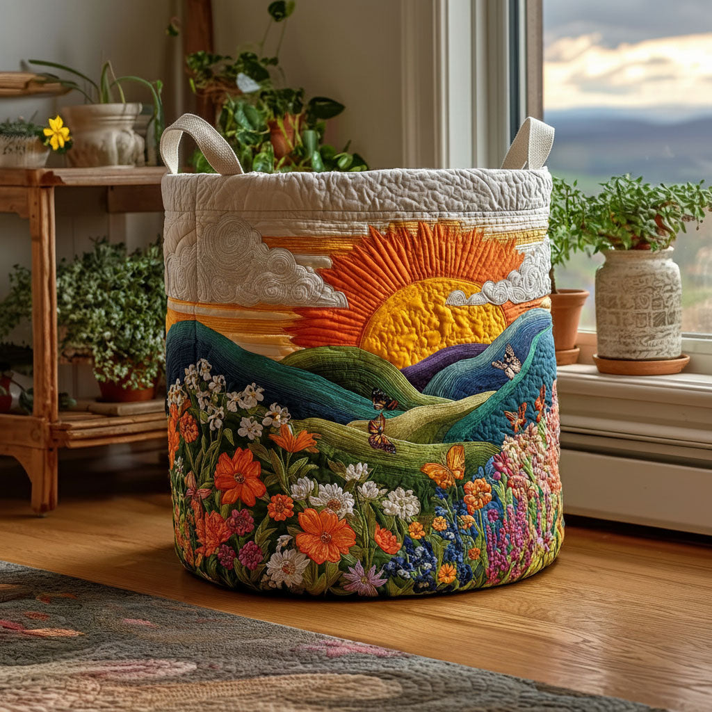 Blooming Valley Laundry Basket Laundry Gifts, Housewarming Gift Ideas, Mother's Day Gifts