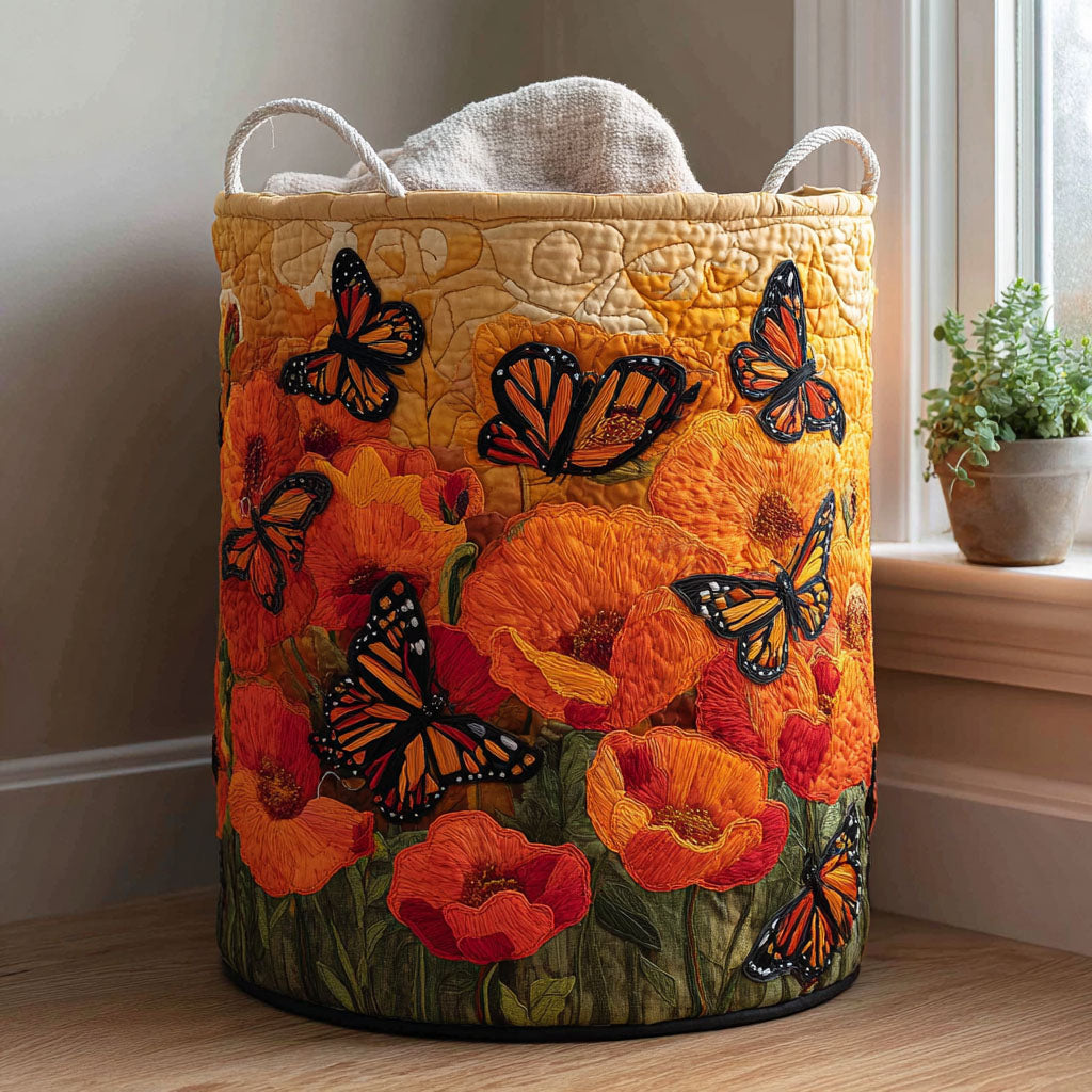 Butterfly Bloom Laundry Basket Laundry Gifts, Housewarming Gift Ideas, Mother's Day Gifts