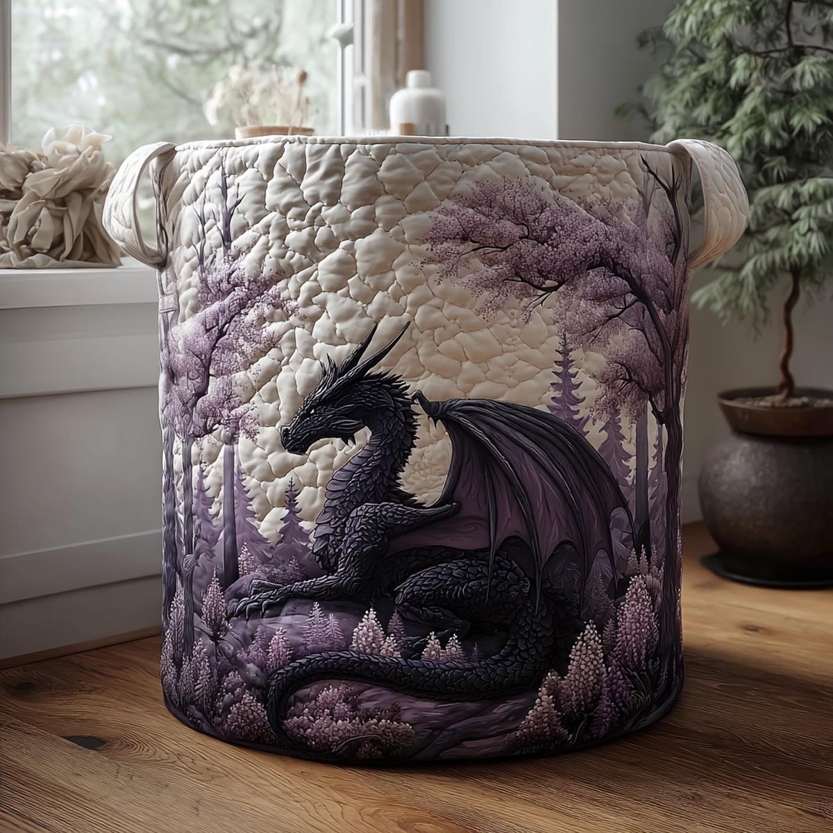 Celestial Dragon Laundry Basket Laundry Gifts, Housewarming Gift Ideas, Mother's Day Gifts