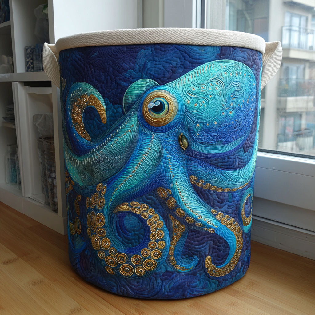 Deepsea Octopus Laundry Basket Laundry Gifts, Housewarming Gift Ideas, Mother's Day Gifts