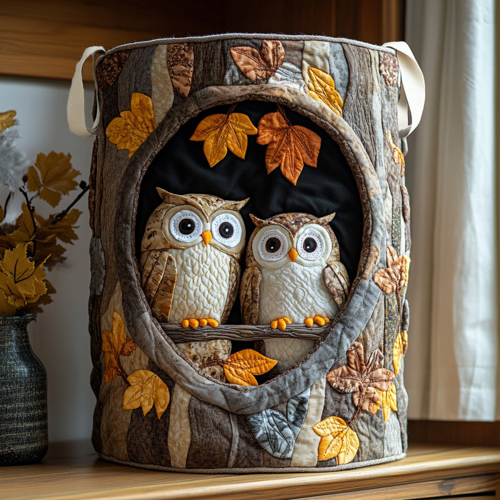 Forest Owl Laundry Basket Laundry Gifts, Housewarming Gift Ideas, Mother's Day Gifts