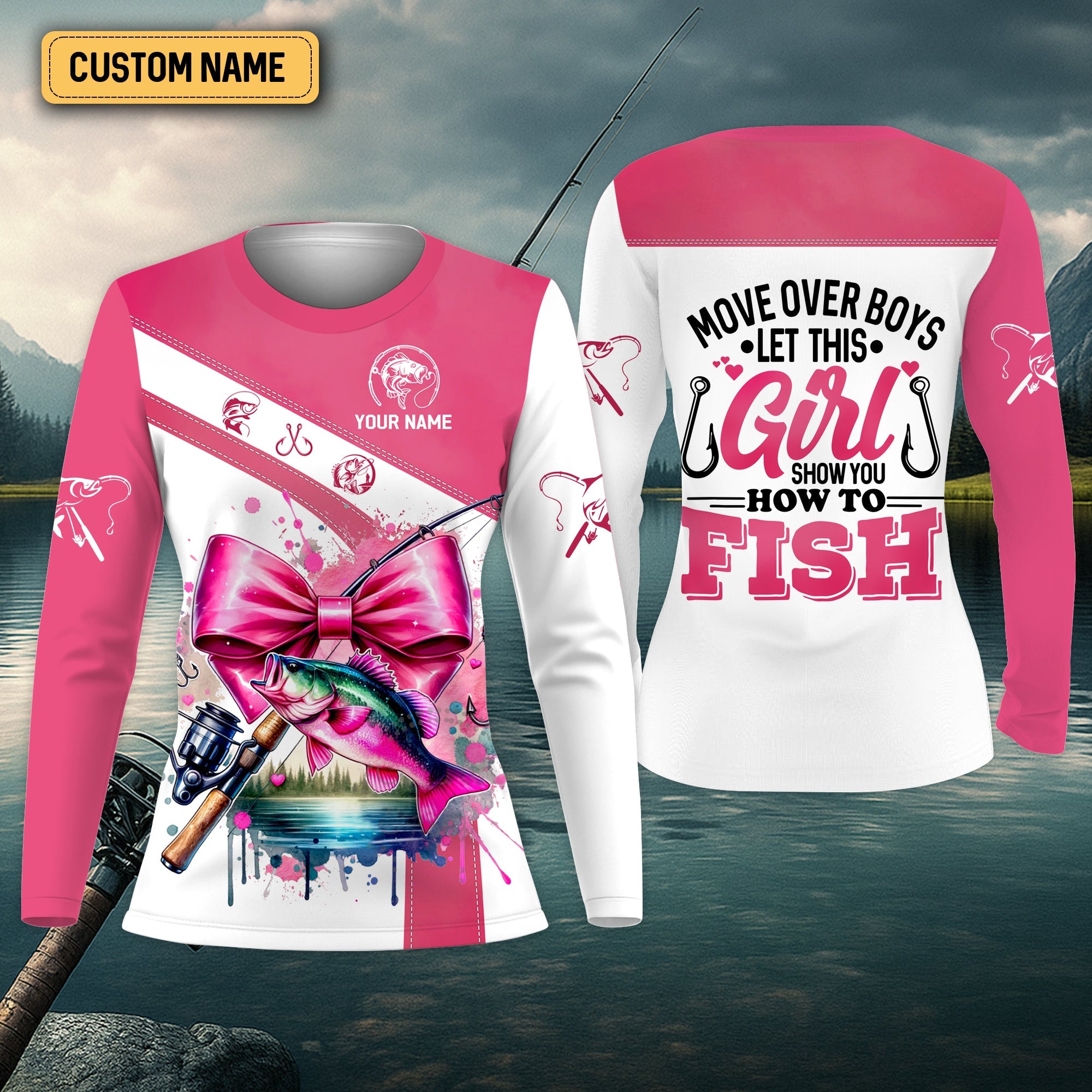 How To Fish, Coquette Shirt, UV Shirts For Women, Long Sleeve Sun Shirt, Female Fishing Shirt, Long Sleeve Tops