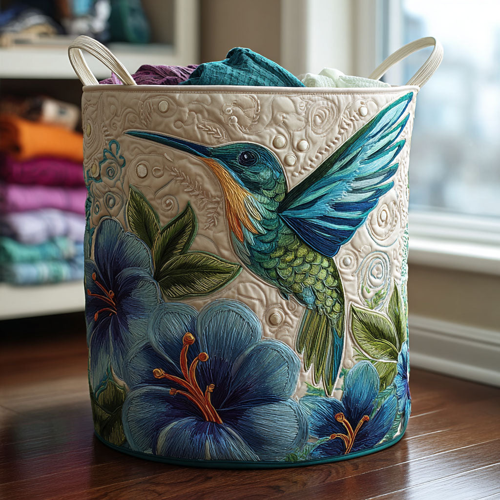 Hummingbird Charm Laundry Basket Laundry Gifts, Housewarming Gift Ideas, Mother's Day Gifts