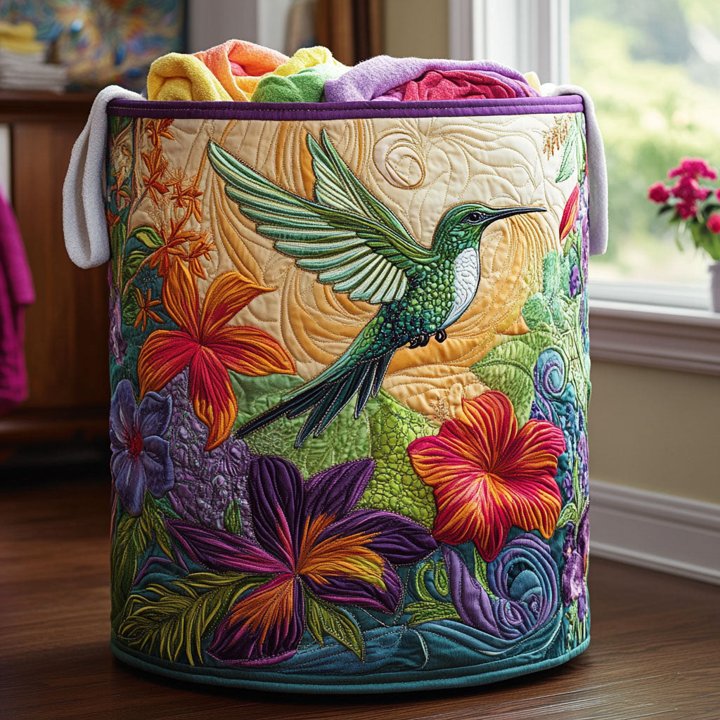 Hummingbird Whisper Laundry Basket Laundry Gifts, Housewarming Gift Ideas, Mother's Day Gifts