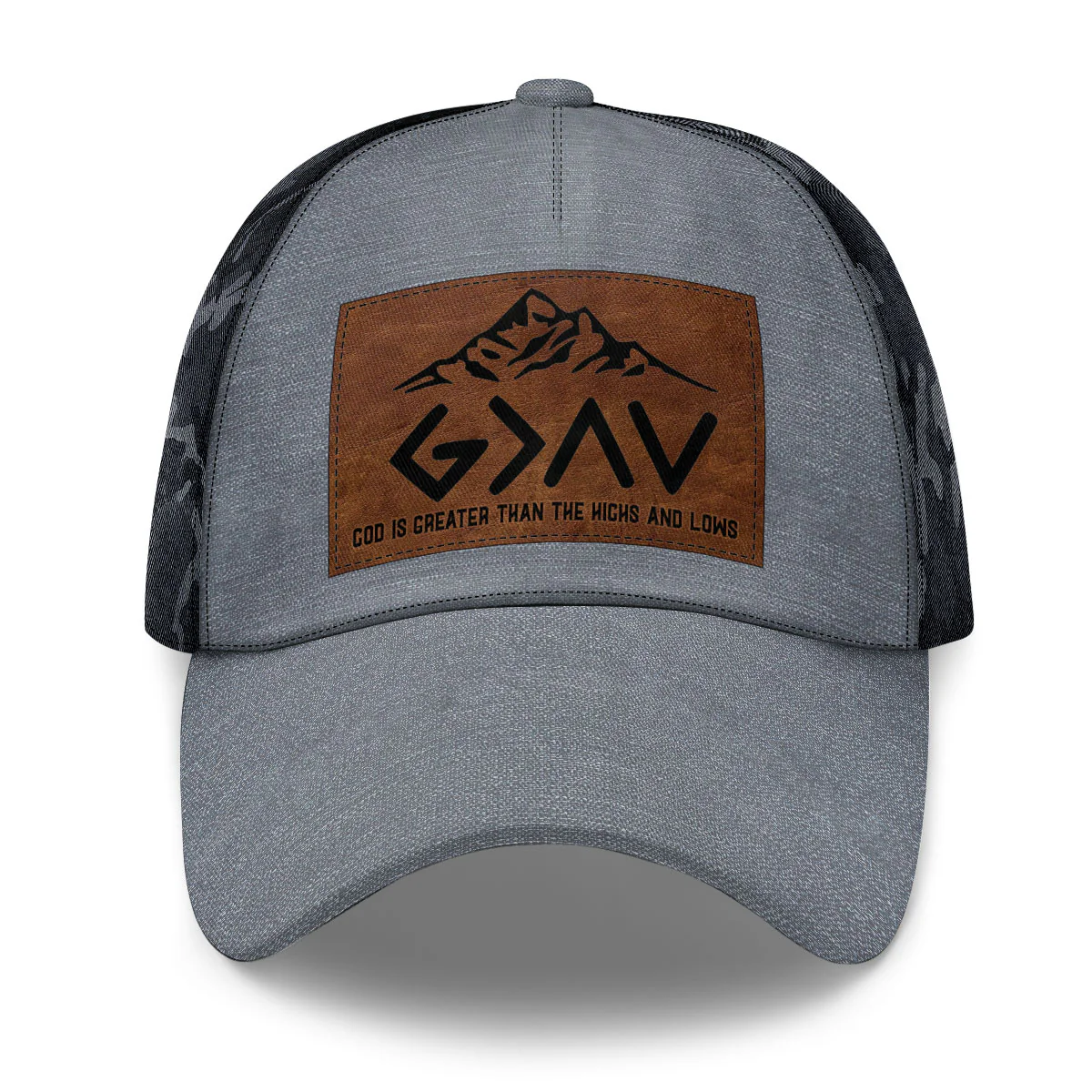 God Is Greater Than The Highs And Lows Classic Cap, Cap For Men, Christian Baseball Cap, Christian Gifts For Men