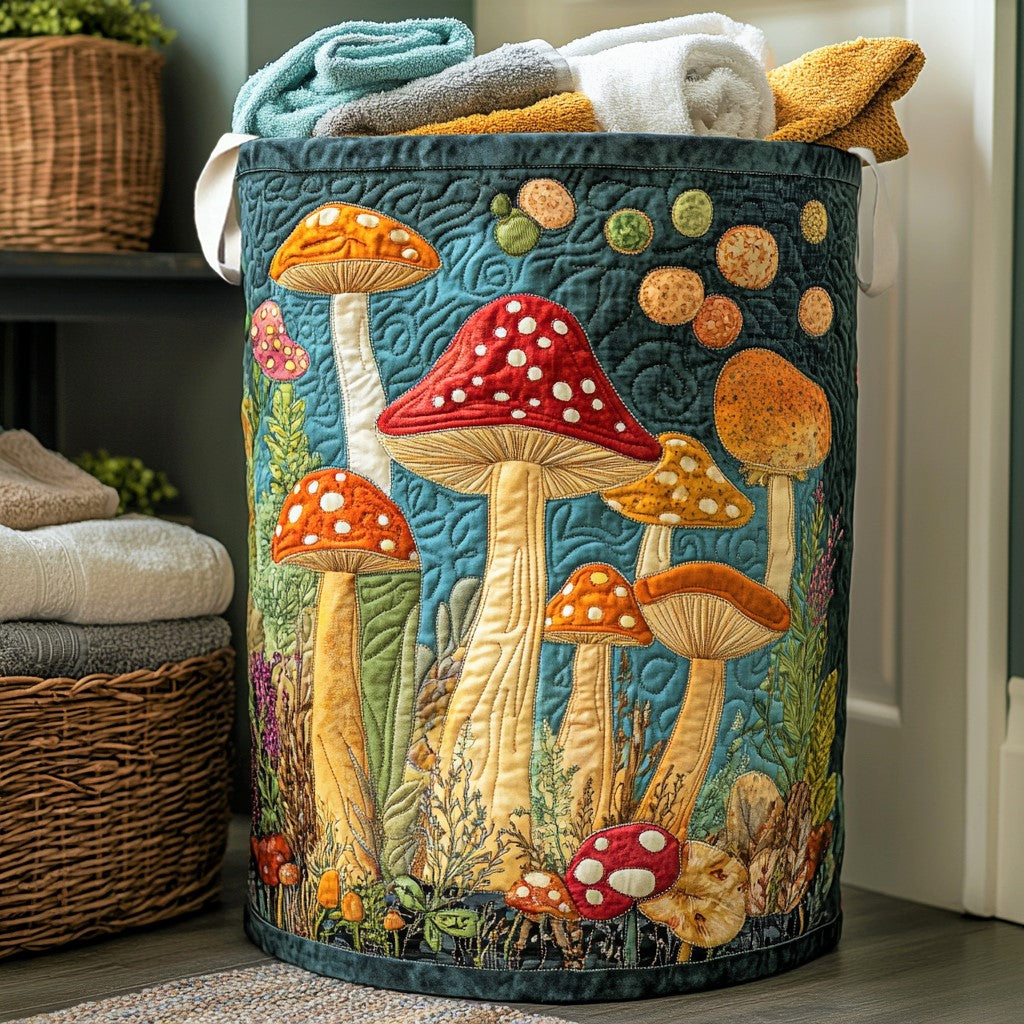 Mushroom Meadow Laundry Basket Laundry Gifts, Housewarming Gift Ideas, Mother's Day Gifts