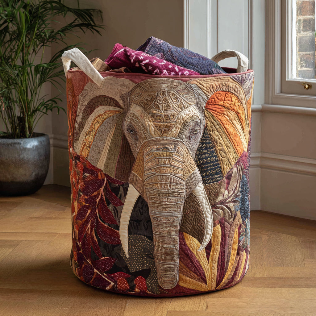 Nature Elephant Laundry Basket Laundry Gifts, Housewarming Gift Ideas, Mother's Day Gifts