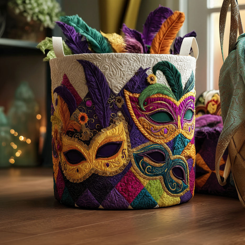 Royal Masquerade Laundry Basket Laundry Gifts, Housewarming Gift Ideas, Mother's Day Gifts