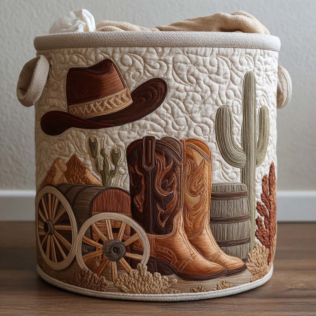 Western Spirit Laundry Basket Laundry Gifts, Housewarming Gift Ideas, Mother's Day Gifts