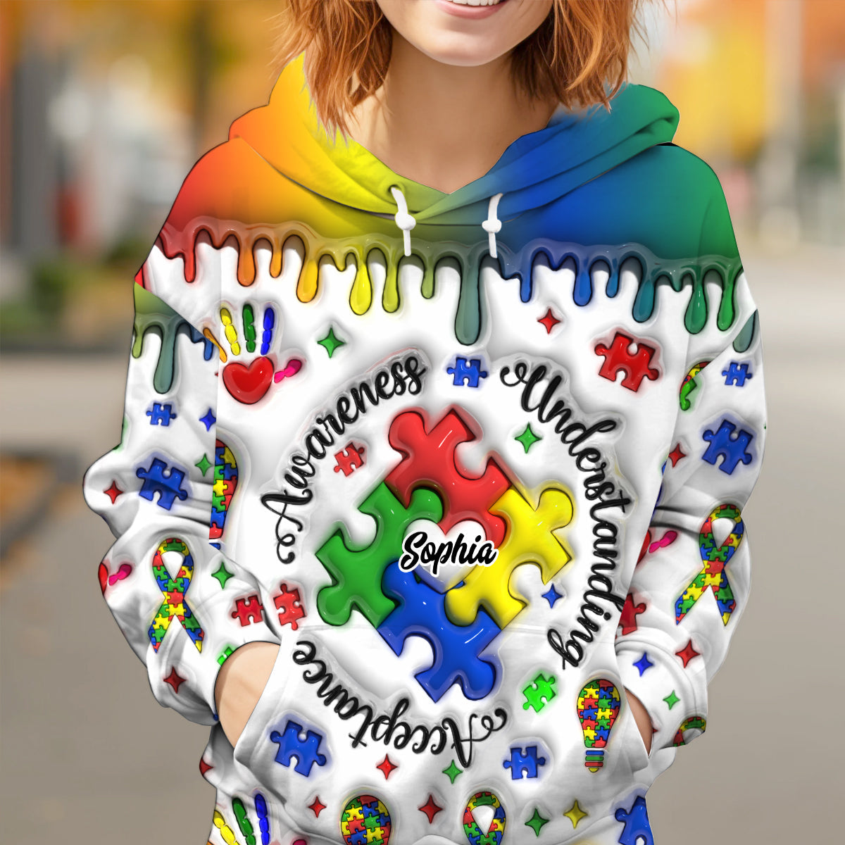 Autism Awareness Personalized Autism Awareness Hoodie, Autism Shirts, Gift For Autism