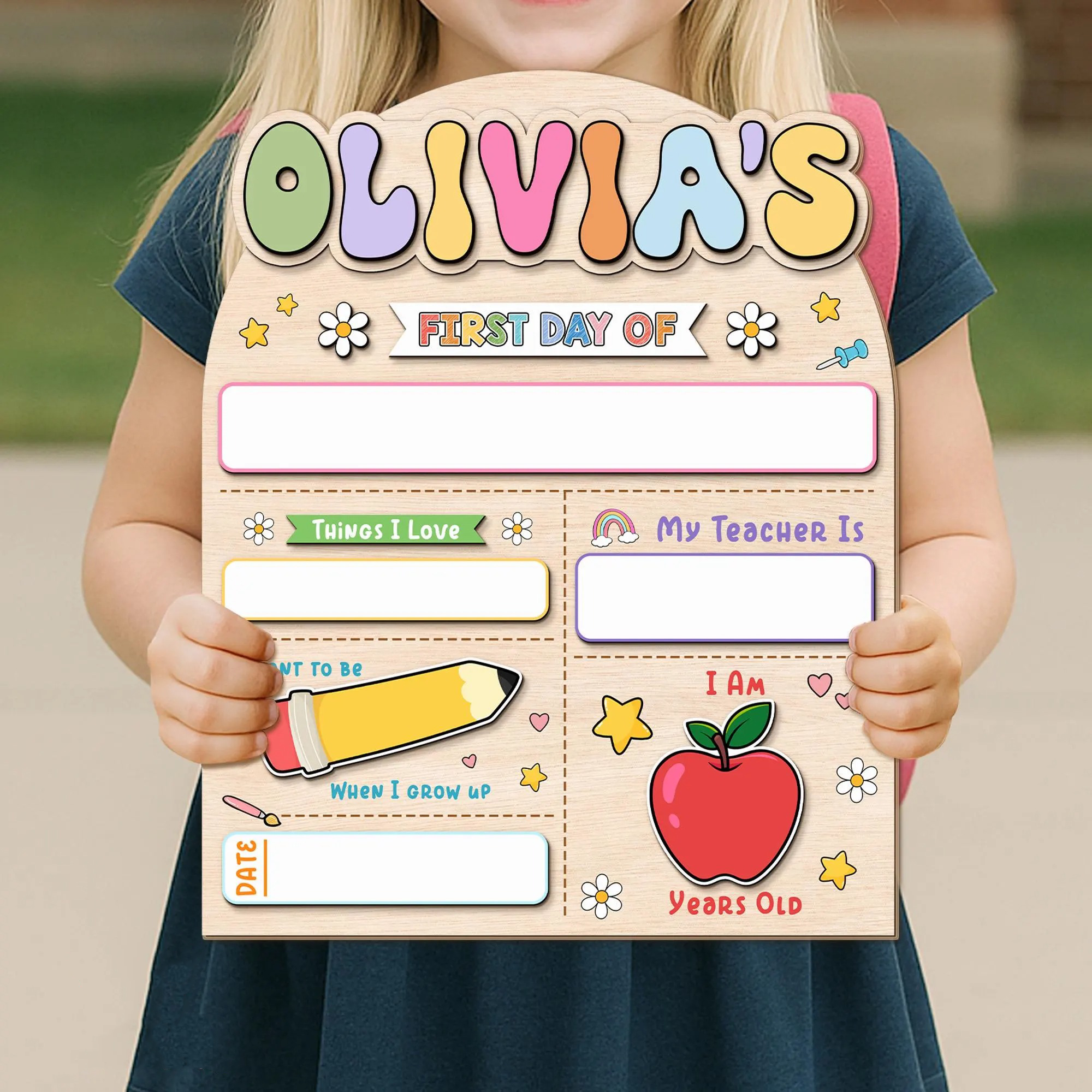 First Last Day of Kindergarten Sign, Last Day of Kindergarten Sign, First Day of Preschool Sign, Back to School