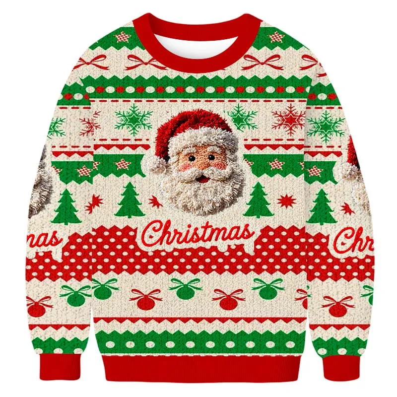 Merry Christmas Funny Ugly Sweater, Ugly Xmas Sweater, Christmas Ugly Sweatshirt