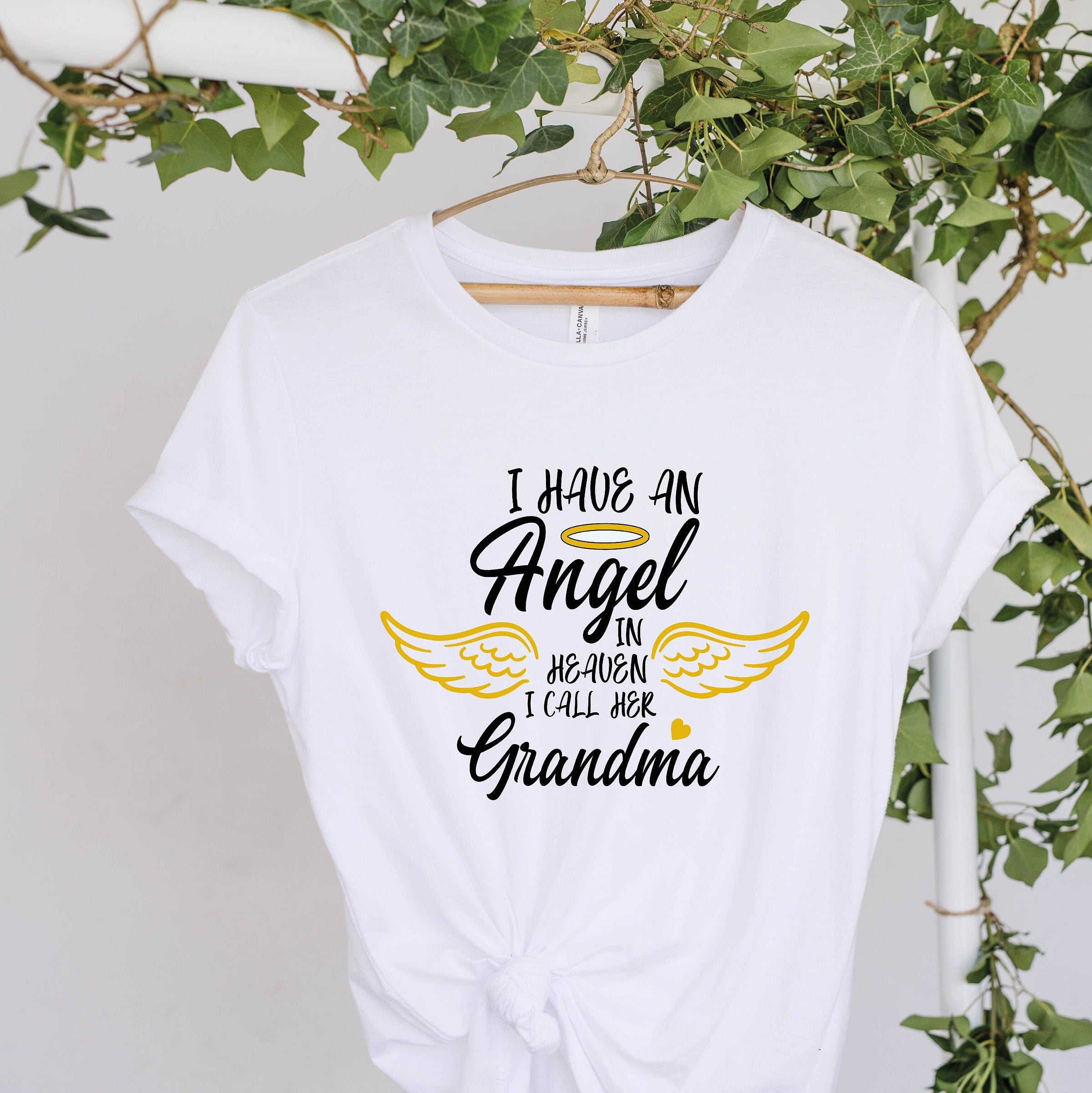 I Have An Angel In Heaven I Call Her Mom Shirt, Remembrance Shirt, Memorial Shirt, Sympathy Gift