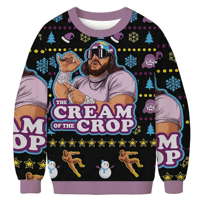 The Jesus Of The Crop Ugly Sweater, Unique Christmas Gifts, Christmas Ugly Sweatshirt