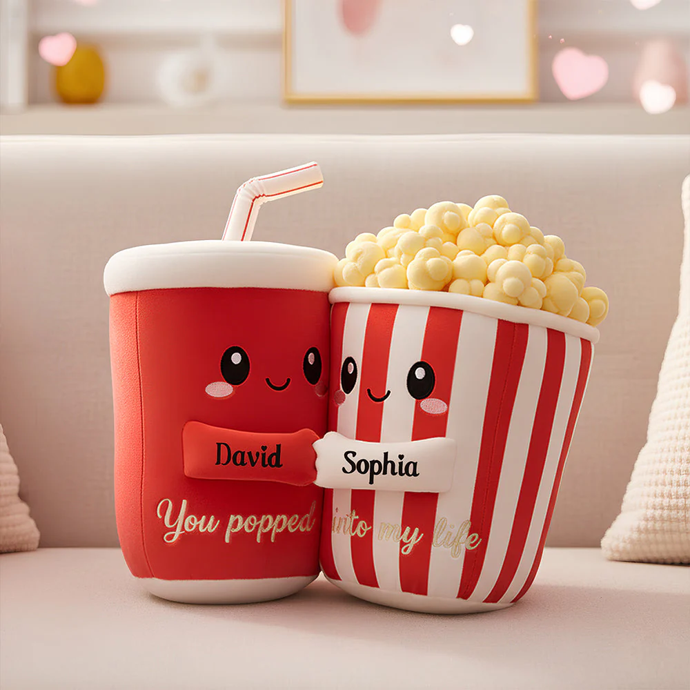 Foodaholic Custom Shape Food Pillow, Personalized Gifts For Couple, Valentines Gift For Couples