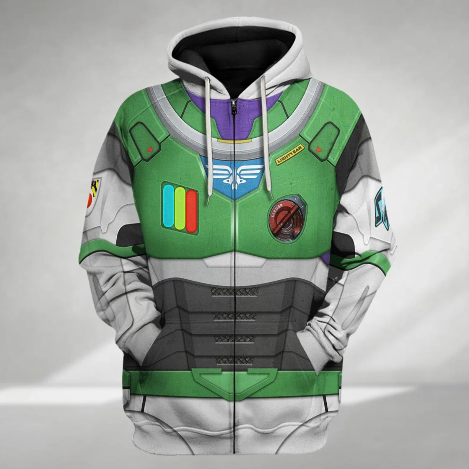 Green Superhero Spaceman Halloween Costume Shirt, Movie Character Costume, Funny Halloween Costume, Mens Costume Funny