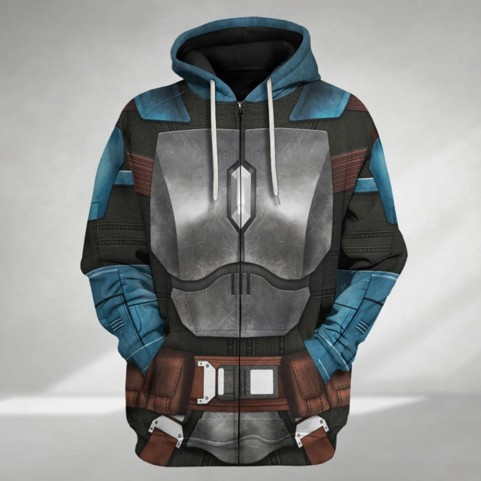 Blue Warrior Halloween Costume Shirt, Movie Character Costume, Funny Halloween Costume, Mens Women Costume Funny