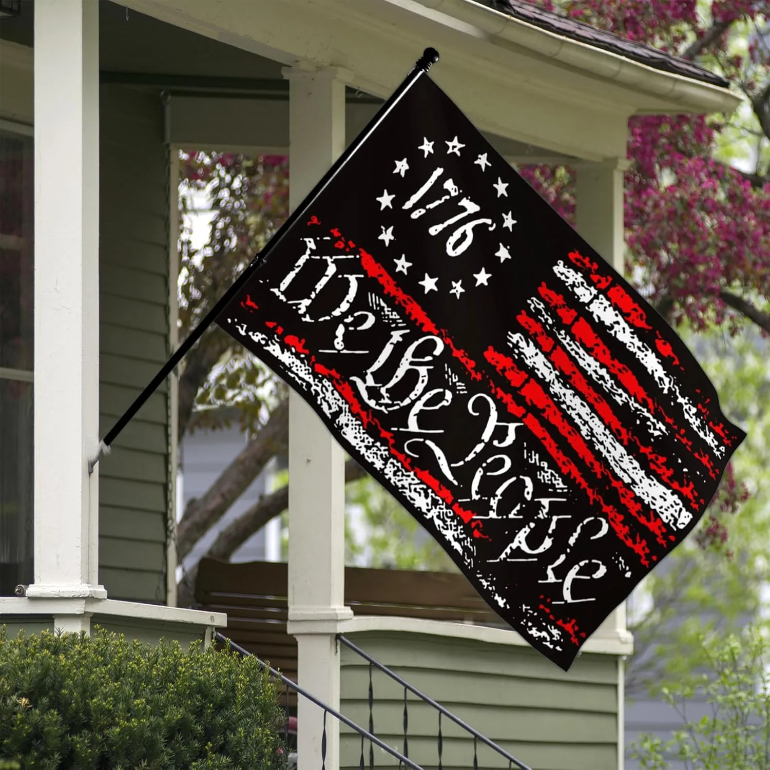 We The People 1776 Flag Double Side Vintage American Garden Flag, 250th Anniversary House Flag