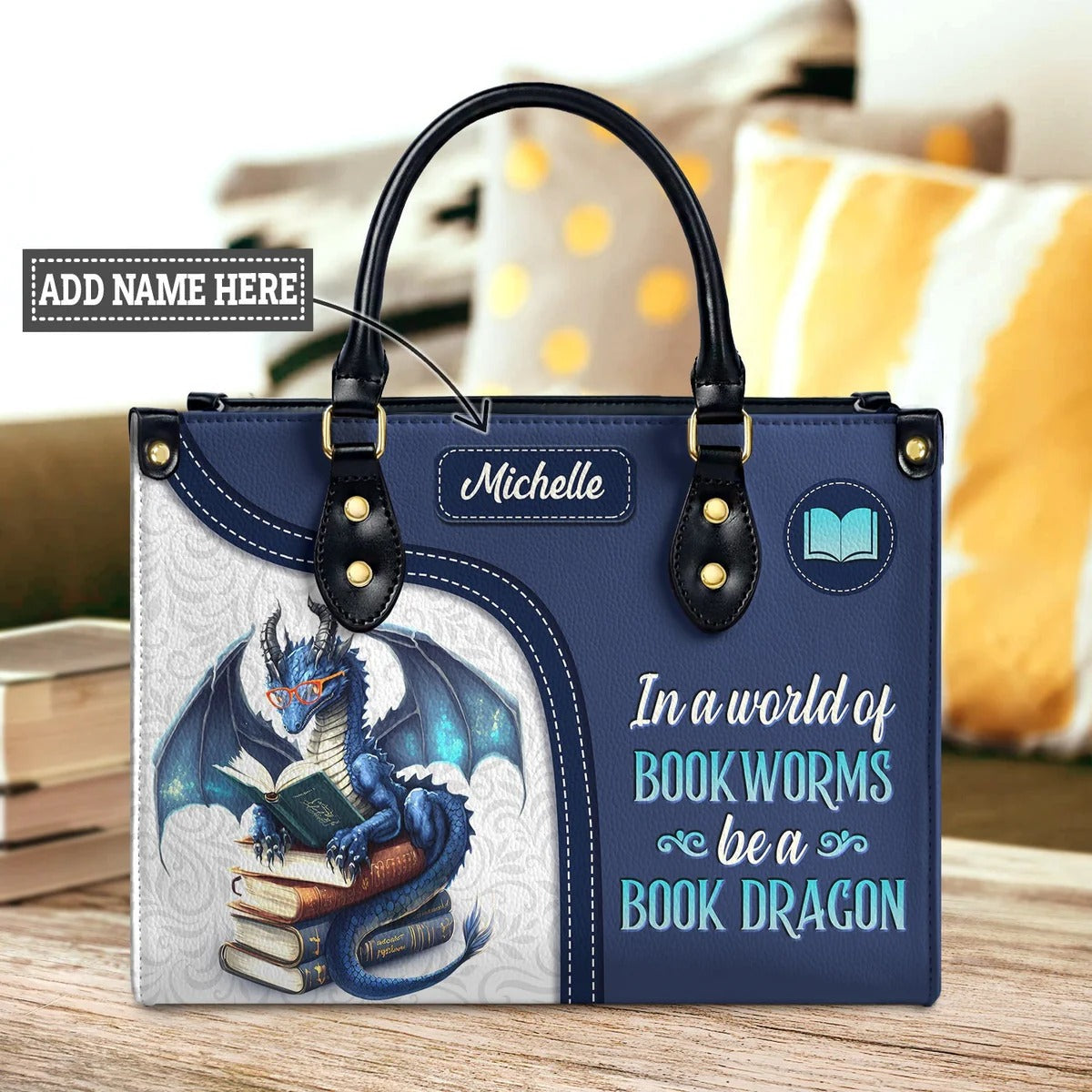 In A World Of Book Worms Be A Book Dragon Handbags With Matching Wallets, Purse And Wallet Set