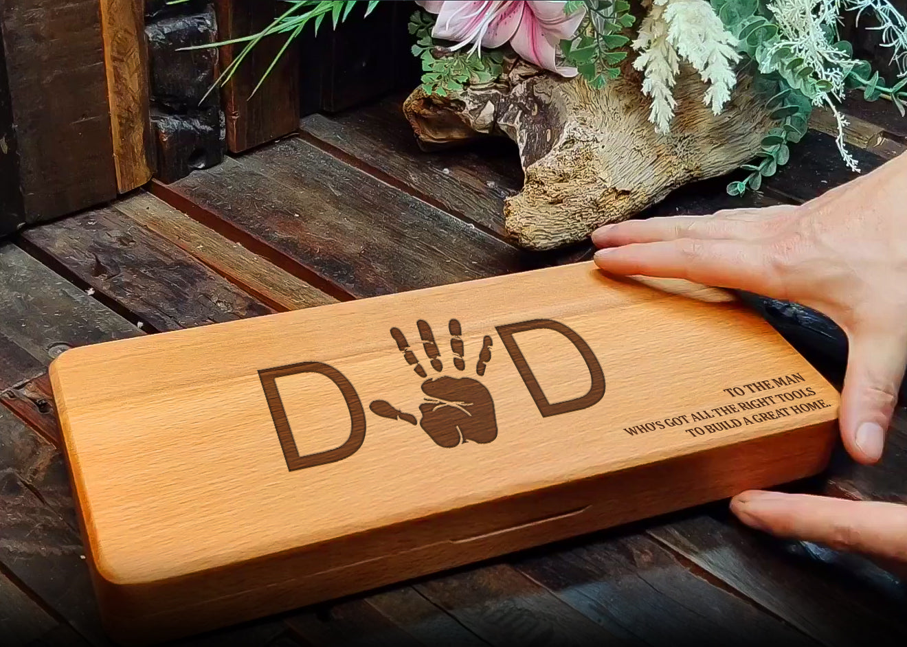 Building Memories Together Custom Father & Child Engraved Hammer, Framing Hammer, Gifts For Dad