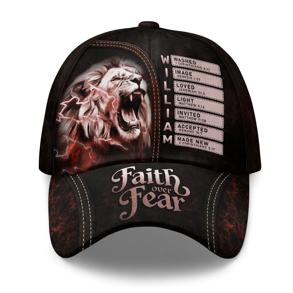 Faith Over Fear Classic Cap, Fathers Day Gift, Christian Gifts For Men