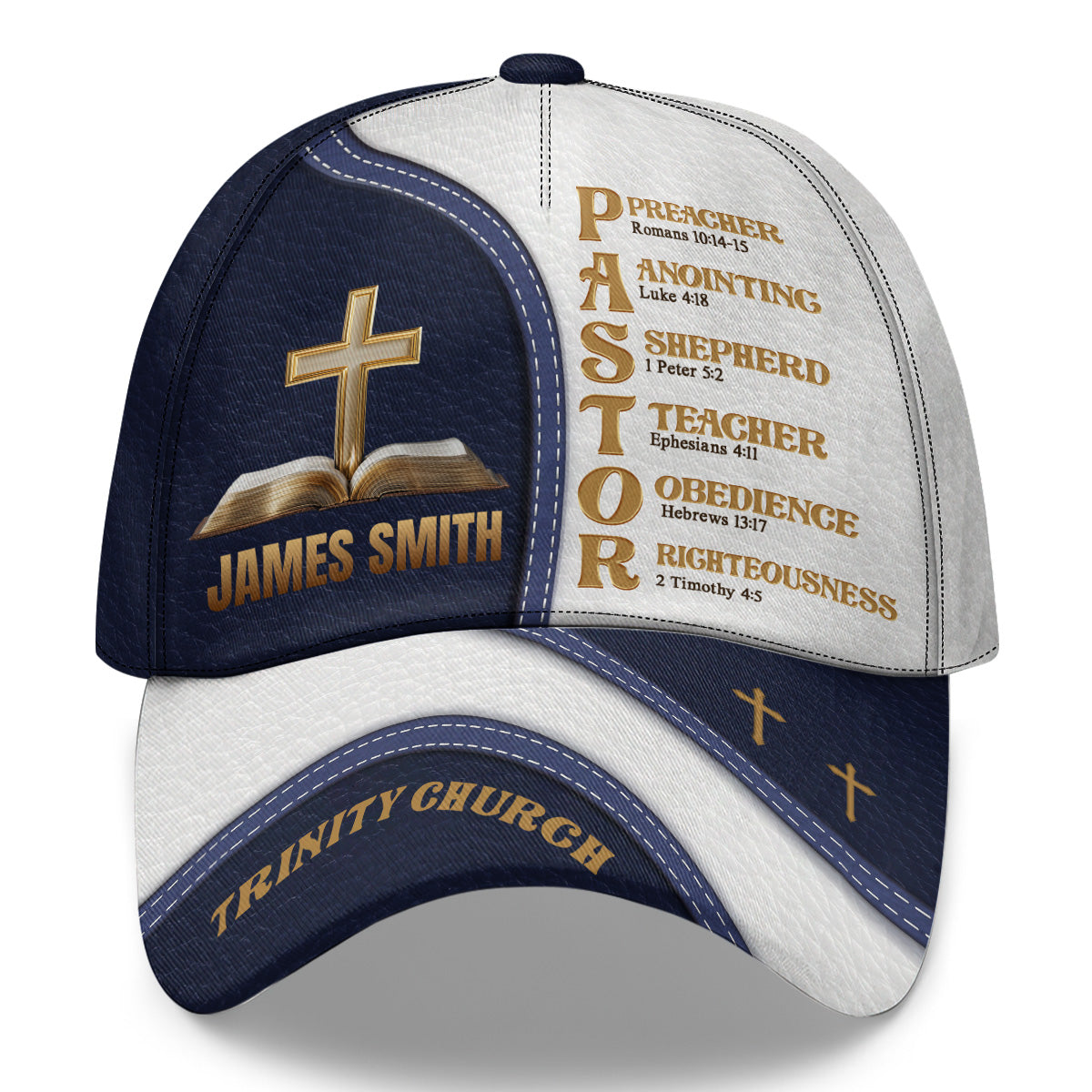 Custom Name Christian Print Religious Cap, Classic Cap, Christian Baseball Caps, Vintage Baseball Cap