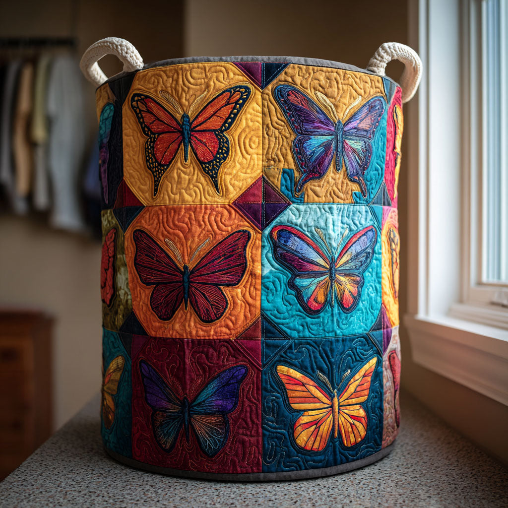 Butterfly Harmony Laundry Basket Laundry Gifts, Housewarming Gift Ideas, Mother's Day Gifts