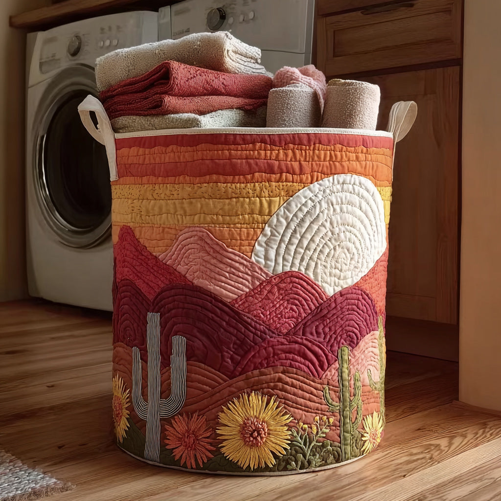 Cactus Western Sun Laundry Basket Laundry Gifts, Housewarming Gift Ideas, Mother's Day Gifts
