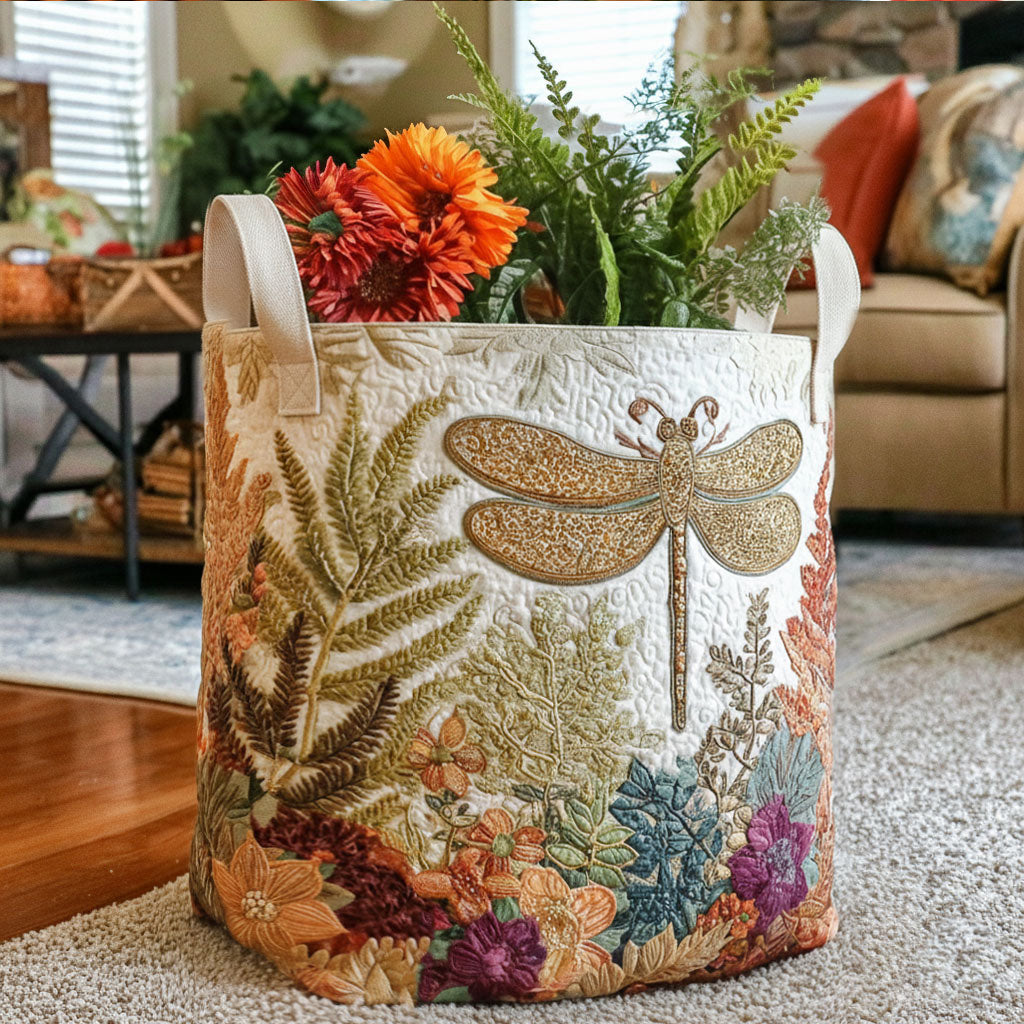 Dragonfly Blooming Laundry Basket Laundry Gifts, Housewarming Gift Ideas, Mother's Day Gifts
