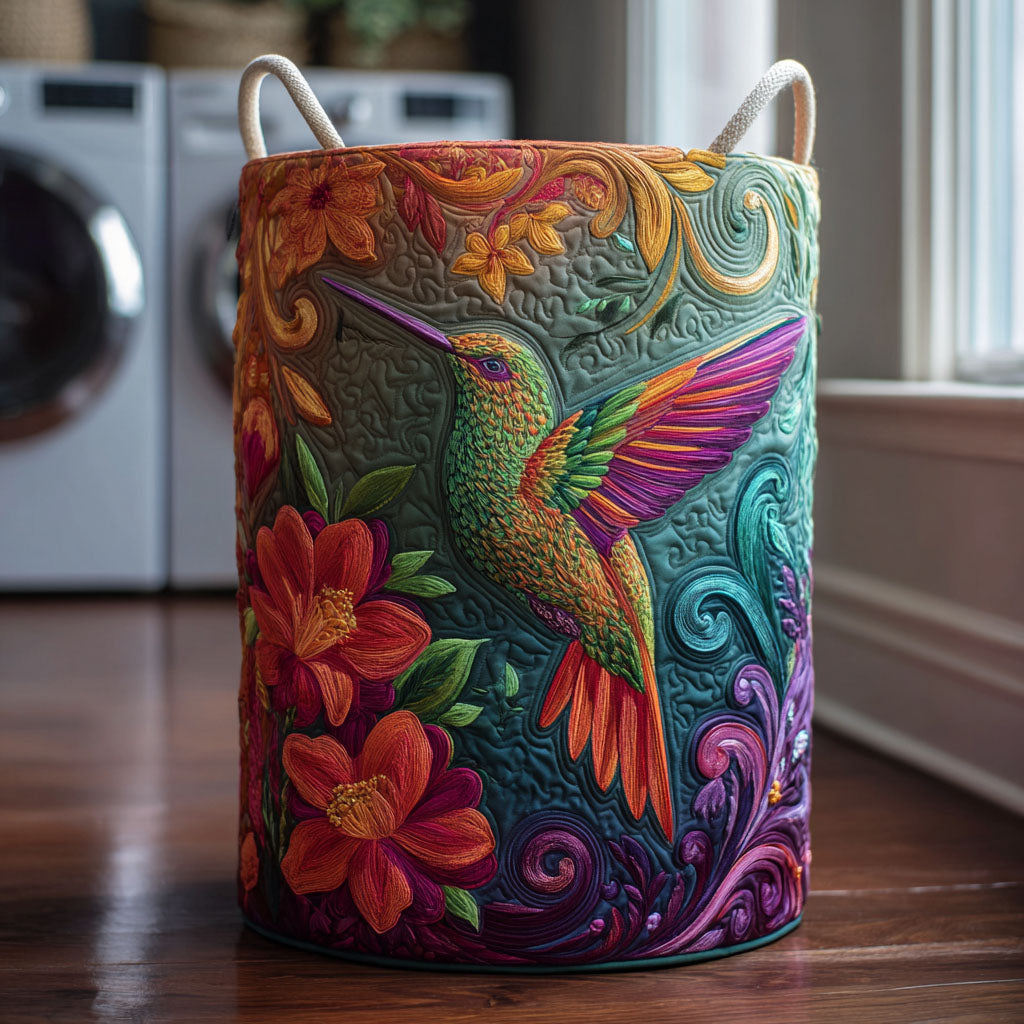 Hummingbird Glow Laundry Basket Laundry Gifts, Housewarming Gift Ideas, Mother's Day Gifts