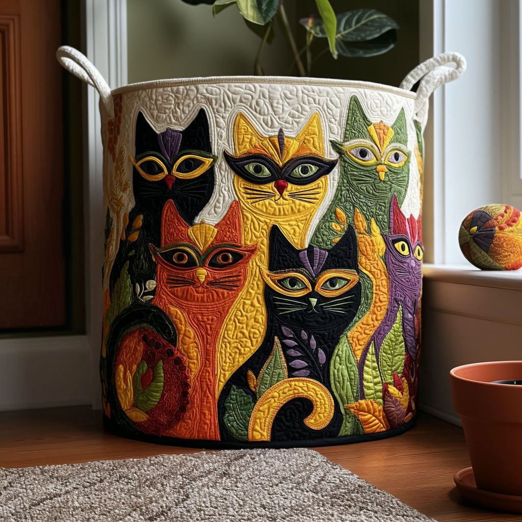 Mardi Whiskers Laundry Basket Laundry Gifts, Housewarming Gift Ideas, Mother's Day Gifts
