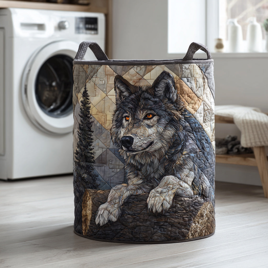 Mountain Wolf Watch Laundry Basket Laundry Gifts, Housewarming Gift Ideas, Mother's Day Gifts