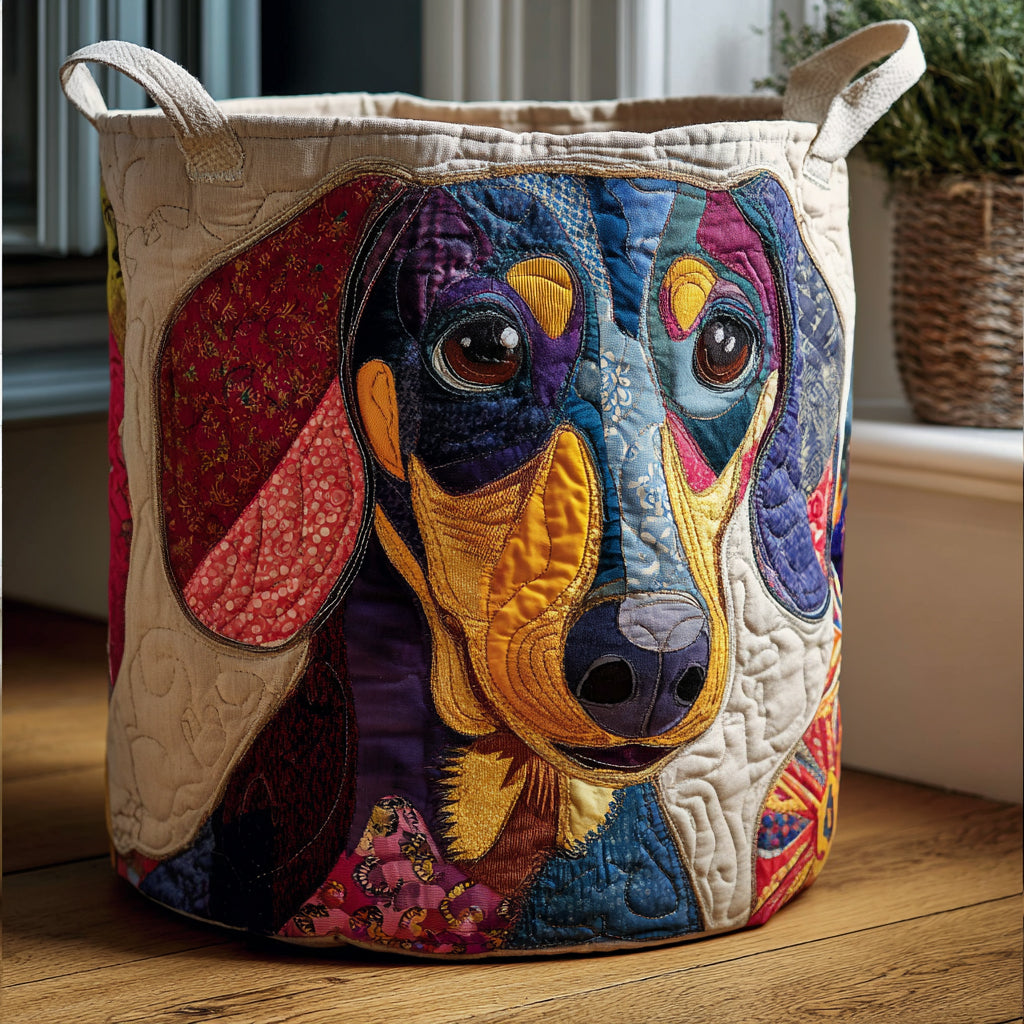 Playful Doxies Laundry Basket Laundry Gifts, Housewarming Gift Ideas, Mother's Day Gifts