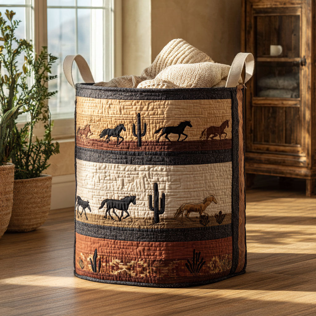 Sunset Mesa Run Laundry Basket Laundry Gifts, Housewarming Gift Ideas, Mother's Day Gifts