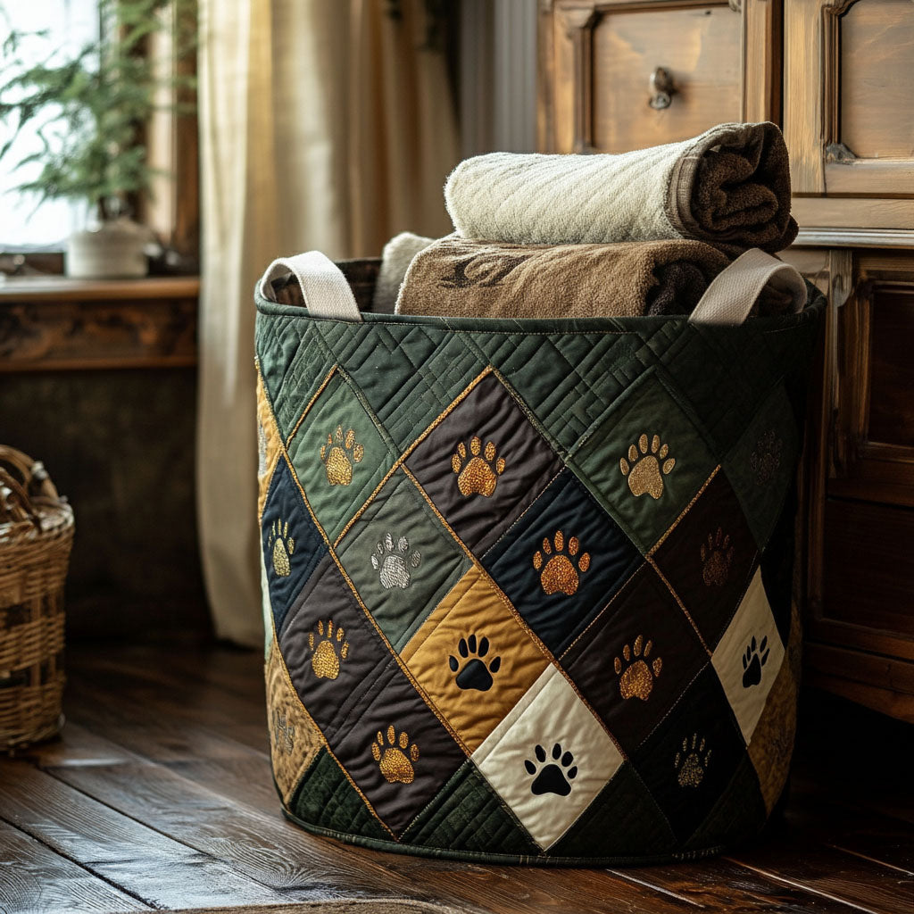 Woodland Paw Haven Laundry Basket Laundry Gifts, Housewarming Gift Ideas, Mother's Day Gifts