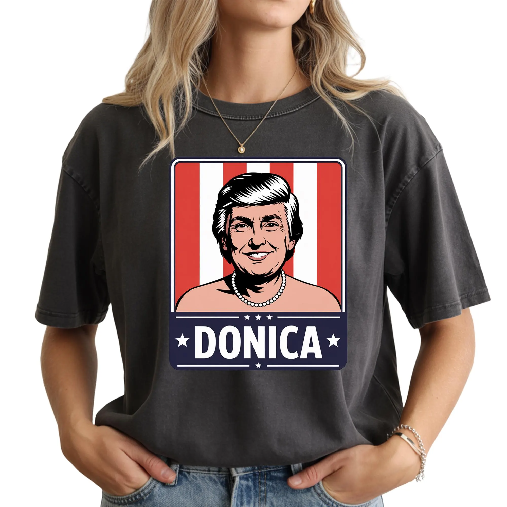 Donica Lewinsky Big Beautiful Bill Clinton T-Shirt, Political Humor Funny Meme Shirt