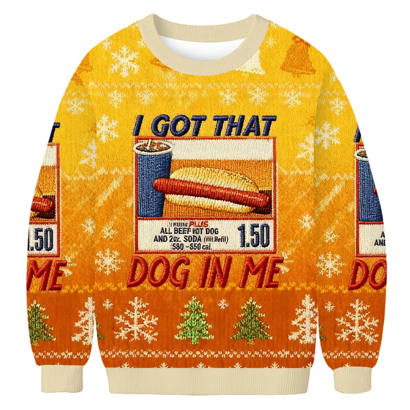 I Got That Dog In Me Christmas Sweater, Ugly Xmas Sweater, Christmas Ugly Sweatshirt