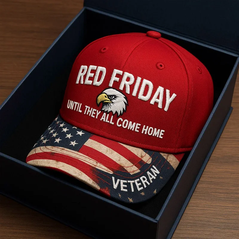 US Red Friday Classic Cap, Wear Red on Friday American Patriotic Gift, Premium Hat, USA Cap