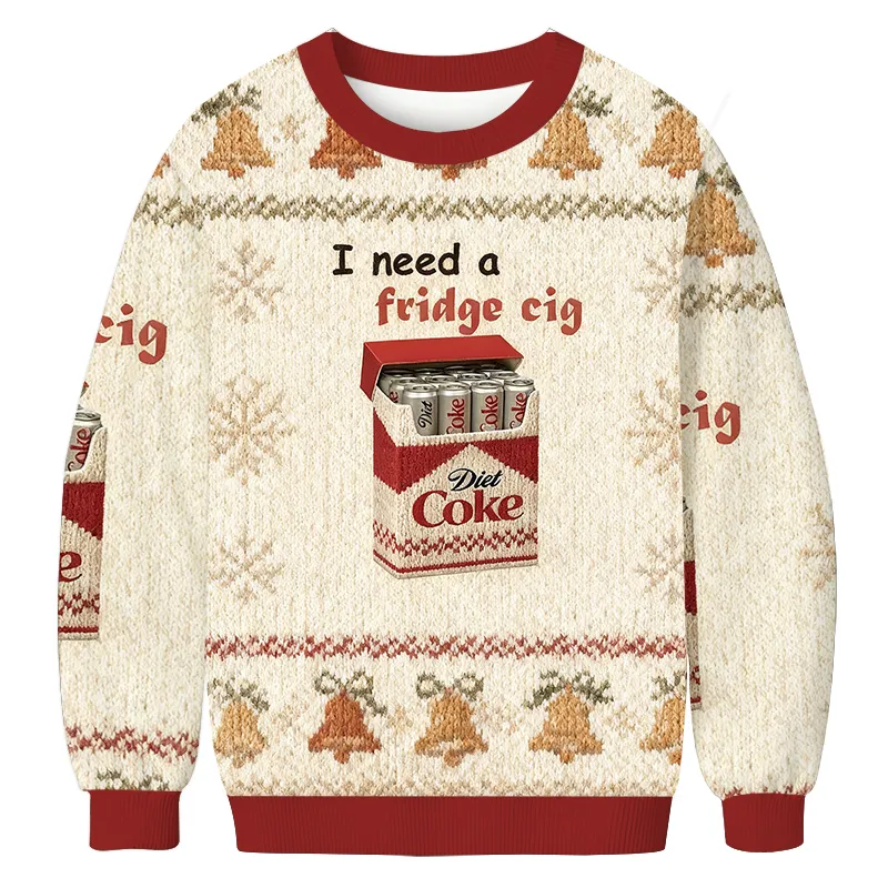 I Need A Fridge Cig Funny Ugly Sweater, Ugly Xmas Sweater, Christmas Ugly Sweatshirt