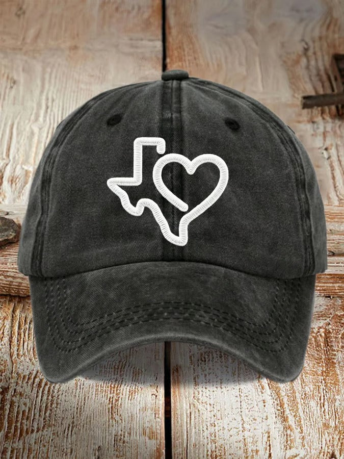 Unisex Texas Strong Baseball Cap, Embroidered Baseball Cap, Funny Hat