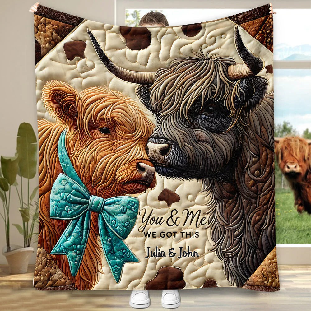 You & Me We Got This, Couple Blanket, Valentine's Day Blanket, Halloween Gift Ideas