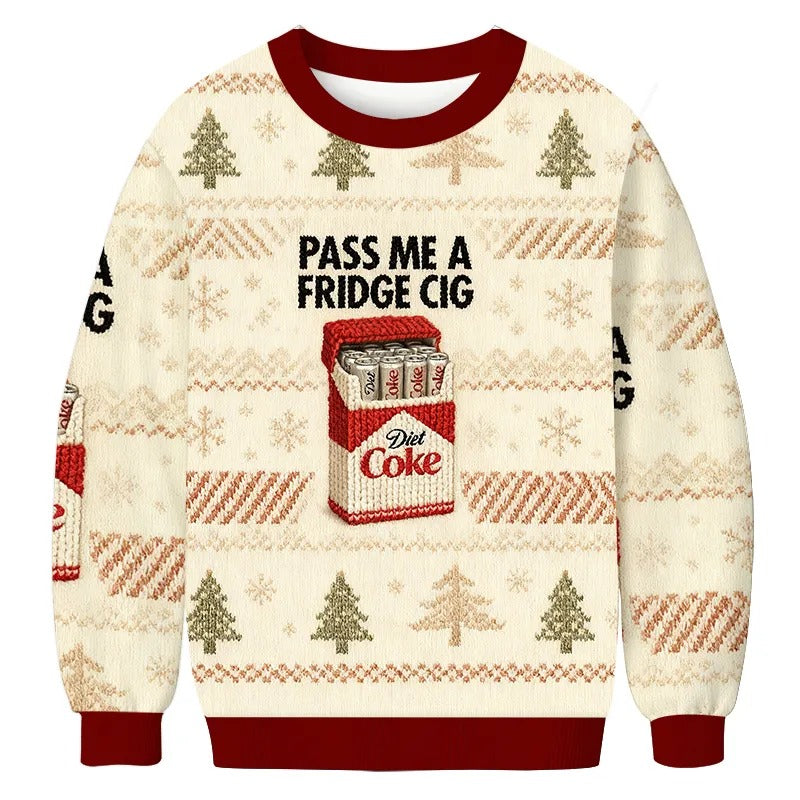 I Need A Diet Coke Ugly Sweater, Unique Christmas Gifts, Christmas Ugly Sweatshirt