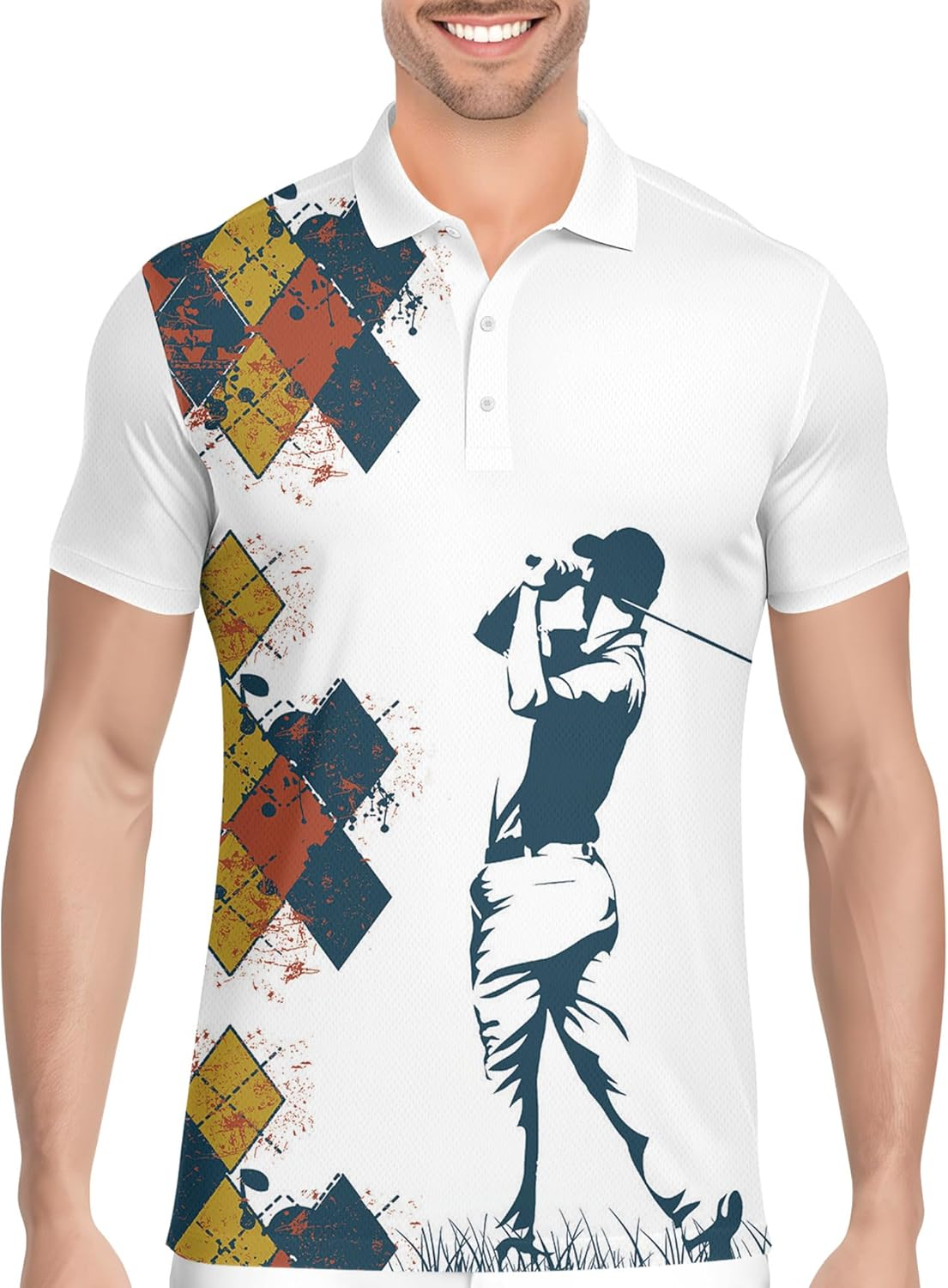 Are You Looking At My Putt Funny Swing Golf Polo Shirts, Golf Gift For Men, Golf Shirts For Men