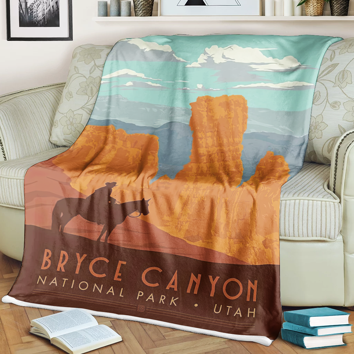 Bryce Canyon National Park Fleece Blanket, Gifts For National Park Lovers, Outdoor Blanket