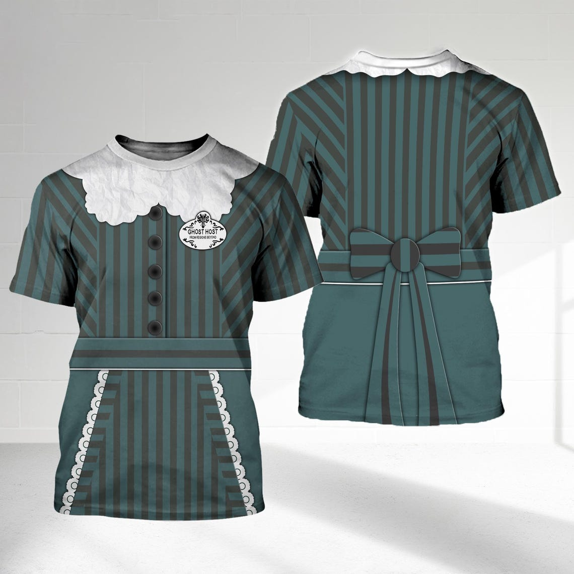 Haunted Maid Costume Shirt, Movie Character Costume, Halloween Funny Shirts, Funny Women Costumes