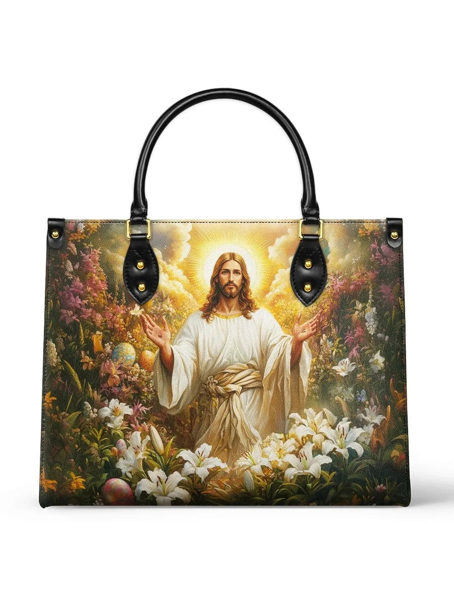 Resurrection Bloom Leather Handbag, Leather Purse, Mothers Day Gift