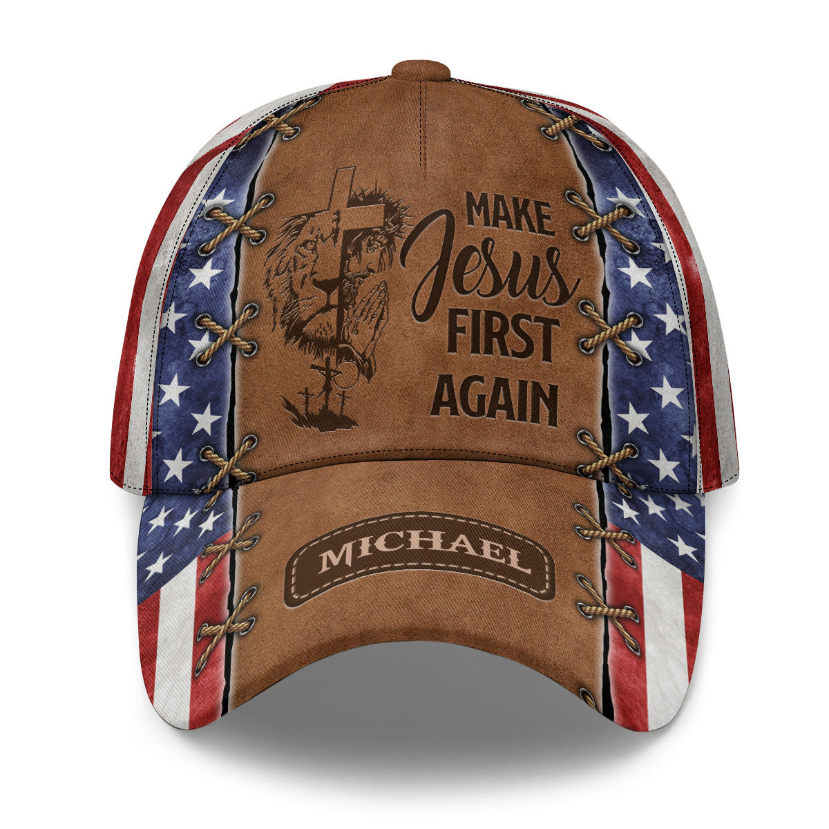 Make Jesus First Again 3D Cap, Christian Baseball Cap, Jesus Cap, Christian Gifts For Men